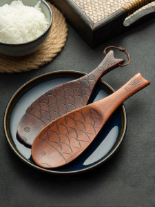 onlycook | Heat-Resistant Non-Stick Wooden Rice Spoon