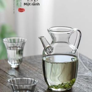 Bình Trà Borosilicate Kính Với Bộ Lọc