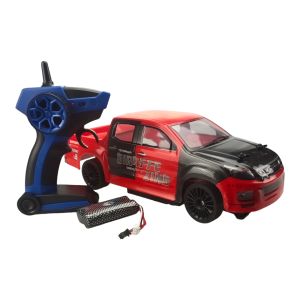 รถบังคับ กระบะซิ่ง ดริฟท์ ขนาดอัตราส่วน 1:14 ในชุดมีแบตเตอรี่ 7.4V. รีโมท 2.4 สายชาร์จ ล้อเสริม 4อัน ถ่านใส่รีโมท ครบชุดพร้อมเล่น ส่งจากกรุงเทพ มีเก็บเงินปลายทาง