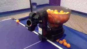 HUIPANG HP-07 Table Tennis Ball Machine Robot 36 Different Rotating Ball Automatic Ball Machine Professional Training