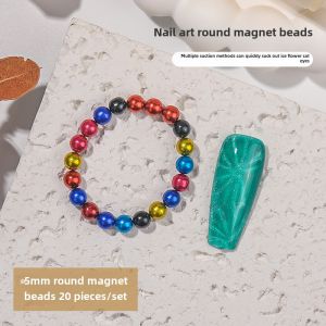 Internet Hot Ocean Sparkling Magnetic Beads Preferred 5mm round Steel Ball Magnet Manicure Implement