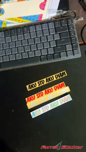 stiker AKU STD AKU DIAM sticker standard