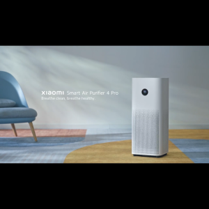 Xiaomi Smart Air Purifier 4 Pro｜Large Effective Coverage Area PM2.5/PM10 Dual-effect Sensor Reduces Airborne H1N1 Virus 33.7dB(A) low noise*