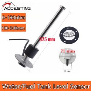 100-500mm 0~190ohm 5 Holes Fuel Level Sensor Marine Boat Water Level Gauge Sensor Tank Fuel Gauge Sensor for Boat Truck Camper For Fuel Gauge and Water Pole Gauge