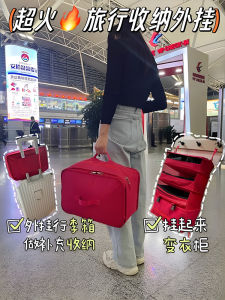 Travel Compression Bag Easy Packing Luggage Multi-layer Hanging Clothes Storage Bag Foldable Compression Bag Organizer