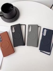 LS | Hinge Protection Magnetic Phone Case For Samsung Galaxy Z Fold 8 Ultra Z Fold 7 6 5 Magsafe Cover No Screen Protector Film Fold6