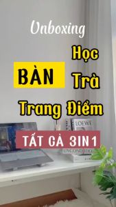 Bàn trà đa năng có thể làm bàn học bàn trang điểm ngồi bệt thương hiệu HUCHU - HC147
