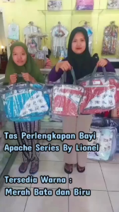 Lionel tas perlengkapan bayi ukuran kecil dan besar apache series LNT2201 tas kecil apache  LNT2101 tas besar apache