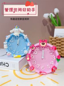 2024 New Kurokos Classroom Alarm Clock Cute Cartoon Desktop Clock for Students Boys Girls Wake up Tool Boy Girl Desktop Clock