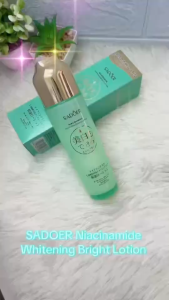 icon video play     icon arrow left boldicon arrow right bold แชร์:  0 SADOER Niacinamide Whitening Bright Lotion โลชั่นไนอาซินาไมด์ให้ความชุ่มชื้น 100 m