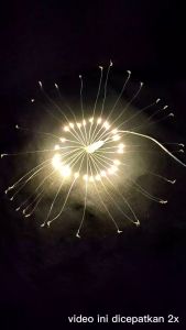 Lampu Kembang Api Fireworks Gantung Model Laba-Laba 1 Set isi 10 Hiasan Dekorasi Pelaminan Home Decor Wedding Termurah Premium