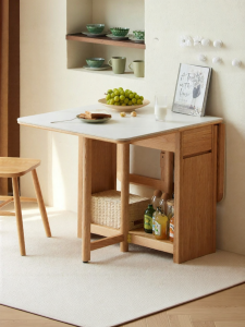 YUANSHI YUANSU | Folding Solid Wood Oak Dining Table