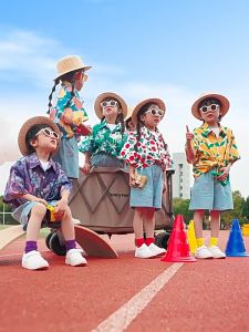 🌸👕 👧👦เสื้อลายดอกเด็กชาย-หญิง ซัมเมอร์2025ใหม่! ผ้าฝ้ายนุ่มใส่สบาย สไตล์วินเทจ