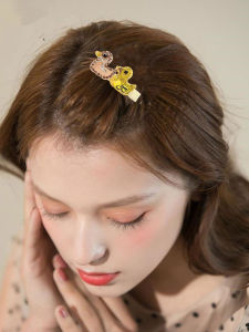 2025 New Fashion Crystal Duckbill Hair Clip Womens Stylish Hair Accessories Best Friend Hair Cards Korean Style Hair Grips