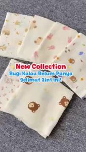Selimut Bayi korea Katun Bamboo Bubble 95cm x 90cm Selimut Bayi Korea Cotton Muslin Jepang Bamboo / Newborn Infant Baby Cotton Muslin Blanket Baby BS-M03