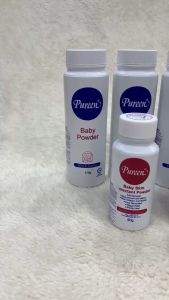 Phấn em bé pureen rôm sảy và bảo vệ da chai 175g - 50g Đỏ / Xanh phấn rôm cho bé sơ sinh