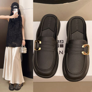 รองเท้า Loafers หนังนิ่มสำหรับผู้หญิง ทรงเรียบง่าย สไตล์อังกฤษ รองเท้าหนังขนาดเล็ก รองเท้าแฟชั่นฤดูใบไม้ร่วง