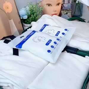 หมวกคลุมผม หมวกคลุมผมอาบน้ำ ผ้าคลุมผมแห้งไว ไม่ทำให้เส้นผมเสียหาย มีกระดุม ผ้านุ่มมาก บรรจุแยกชิ้น 1/3/5 ชิ้น