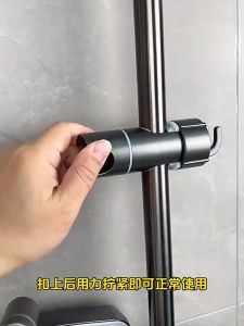 【SKIT SG】Shower Bracket Lift Adjustable Wall-Mounted Shower Head Rail Slider Universal Slide Bar Holder Fixed Shower Head Base Bathroom Accessories Shower Slide Bar Rotatable Shower Bar Sliding Rail Shower Head Holder Bracket Showerhead Rail Slider