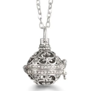 20th Century Classical Chime Caller Music Ball Pendant Classic Design Aromatherapy Diffuser Innovative Necklace Personality Gift