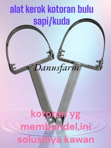 pembersih kotoran bulu sapi dan kuda