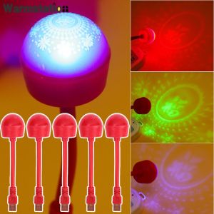 ของตกแต่งแสงแบบงอได้ประหยัดพลังงานไฟ USB สำหรับกลางคืนเทศกาลฤดูใบไม้ผลิของจีนตัวเครื่องฉายตัวการ์ตูนฟูปีใหม่โคมไฟแวดล้อมสีสันสดใส