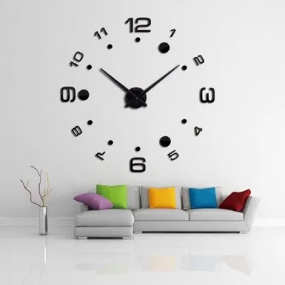 COD hiasan dinding jam dinding angka family jumbo 150cm hitam gold silver jam dinding ukuran jumbo jam dinding mewah ruang tamu jam dinding aesthetic jam dinding model terbaru 2023 jam dinding unik dan keren 3d