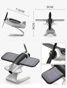 Solar Plane Model - Free Energy Science Toy for Physics Learning - Interactive Educational Tool for Kids and Adults