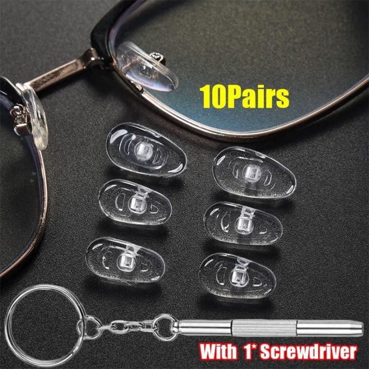 1 PC Eyeglass Nose Pads Arm Replacement Metal Pad Holder Bridge Plug-in Piece Stainless Steel Screwdriver Glasses Repair Kit 1 PC Eyeglass Nose Pads Arm Replacement Metal Pad Holder Bridge Plug-in Piece Stainless Steel Screwdriver Glasses Repair Kit