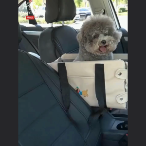 Luka😊พร้อมส่ง💯 คาร์ซีทสุนัข คาร์ซีทแมว  เบาะนั่งสัตว์เลี้ยง  Pet Car seat ปลอดภัย มีสายสำหรับล็อคจูง เบาะนั่งในรถสัตว์เลี้ยง เบาะนั่งน้องหมา