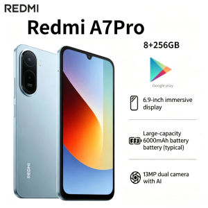 Redmi | 2026 Redmi A7 pro International Edition 6.9-Inch Display 6000mAh Long-Lasting Battery Android OS 8GB RAM + 256GB Storage Large M