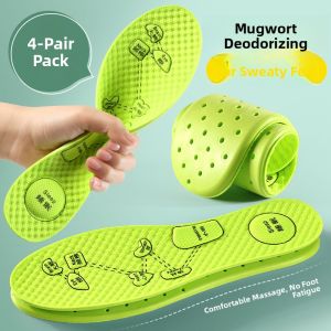 LINGMIAO | Moisture Absorbing Anti-Odor Breathable Antimicrobial Odor-Resistant Comfortable Cushioning Insoles