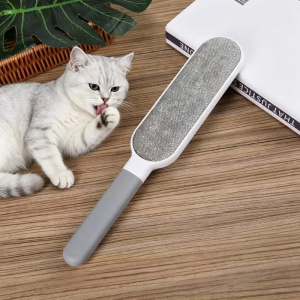 Double Sided Pet Hair Remover Manual Electrostatic Lint Brush Reusable Fur Cleaner Sofa Bed Carpet Furniture Home Cleaning Tool