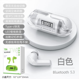 PESTON | Transparency TWS Sport Bluetooth Earphones with Charging Case