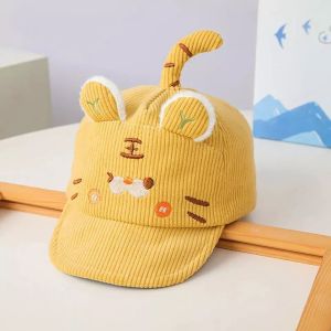 CAE - Topi Bisbol Anak 0-2 Tahun Laki Perempuan Tiger Face 3D Baseball Hat Import
