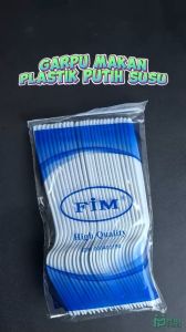 Garpu Makan Plastik Putih Susu isi 25 pcs