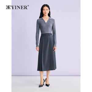 French Intelligent Sense Business Commuter A-line Skirt