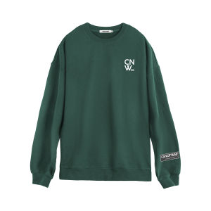 CANOTWAIT_ | Washing Label Print Hoodie