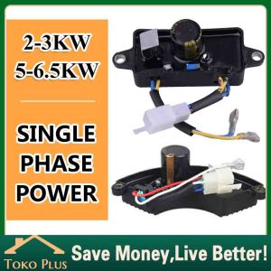 【Pengiriman cepat】AVR genset 2-6.5K watt oval PVC GX270 GX390 regulator voltase