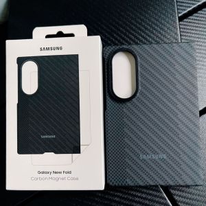 Samsung | Samsung Galaxy Z Fold8 Fold 8 Ultra Carbon Fiber Magnetic Phone Case Official Aramid Fiber Texture Slim Shockproof Bumper Cover