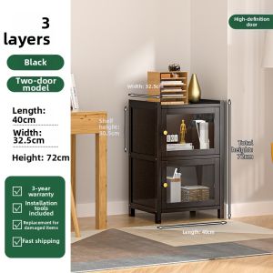 YIPINYUANZHU | Dust-Prevention Bookcase Shelf Storage Cabinet