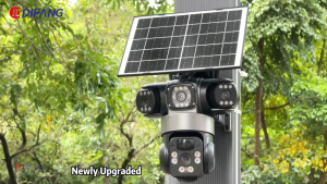 V380 Pro Solar CCTV Camera 4G Sim Three screens Wi-Fi Wireless Outdoor waterproof Ip Security Night Vision