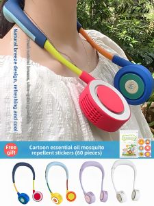 Wfan Hands-Free | Leafless Portable Neck Fan Long Battery Silent