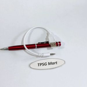 Cáp 3.5 ly ra USB Đực (Đầu 3.5 ly / 4 điểm cực) - Cáp dài 20Cm