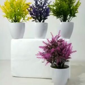 DRPT38 Pot Tanaman Hias Bunga Hias Plastik Ornamen Pot Bonsai Artificial Flower Decoration