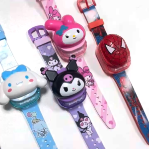Sanrio Glow-in-the-Dark Musical Watch Kuromi Cartoon Musical Watch with Pop-Up Panel Toys