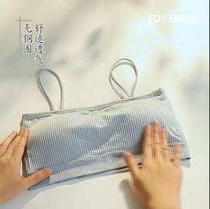 QSBRA358 Pakaian Dalam Wanita Bra Tanpa Kawat Sport Bra Gym Push Up Bra Wanita Bra Olahraga