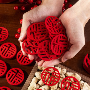 Mini Chinese Lucky Character Stickers Home Moving Decoration