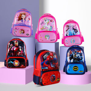 ARCTIC HUNTER กระเป๋านักเรียน กระเป๋าเด็ก กระเป๋าเป้เด็ก กระเป๋าเป้นักเรียน เกรด1-6กระเป๋าเป้นักเรียนเด็กชายและเด็กหญิงกันน้ำเป้สะพายหลังการ์ตูนการลดโหลดที่ทนทานต่อการสึกหรอ