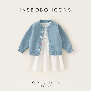 insbobo | Đầm Hè Dành Cho Bé Gái Kiểu Công Chúa Màu Trắng